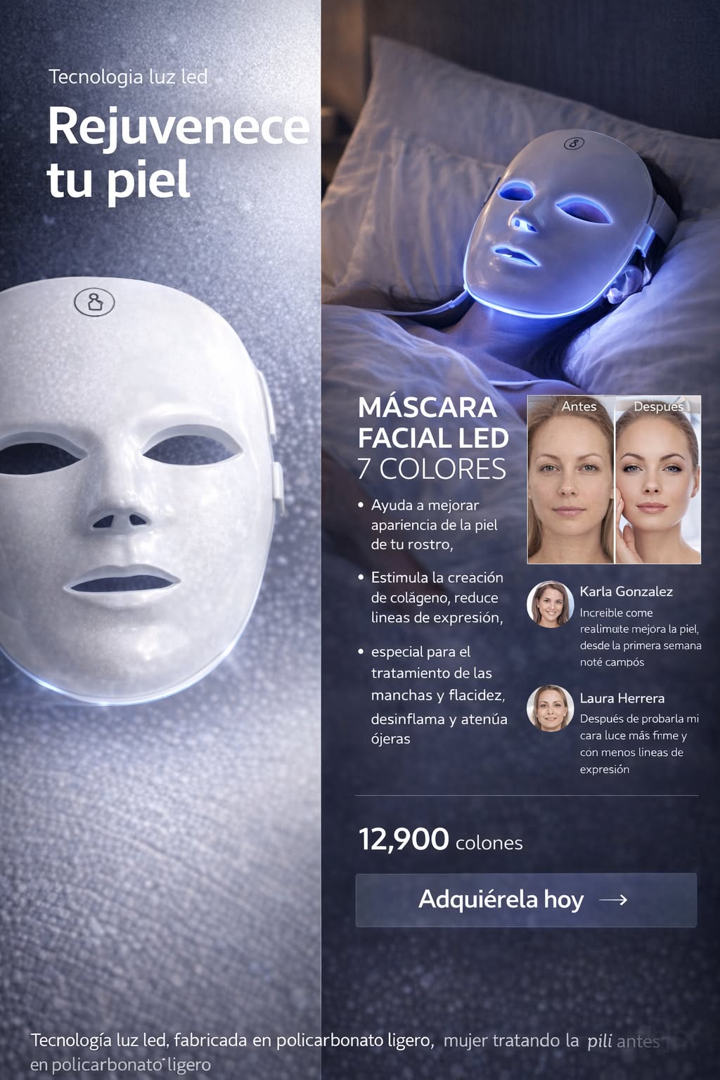 ZUMI MASCARA LED FOTOTERAPIA