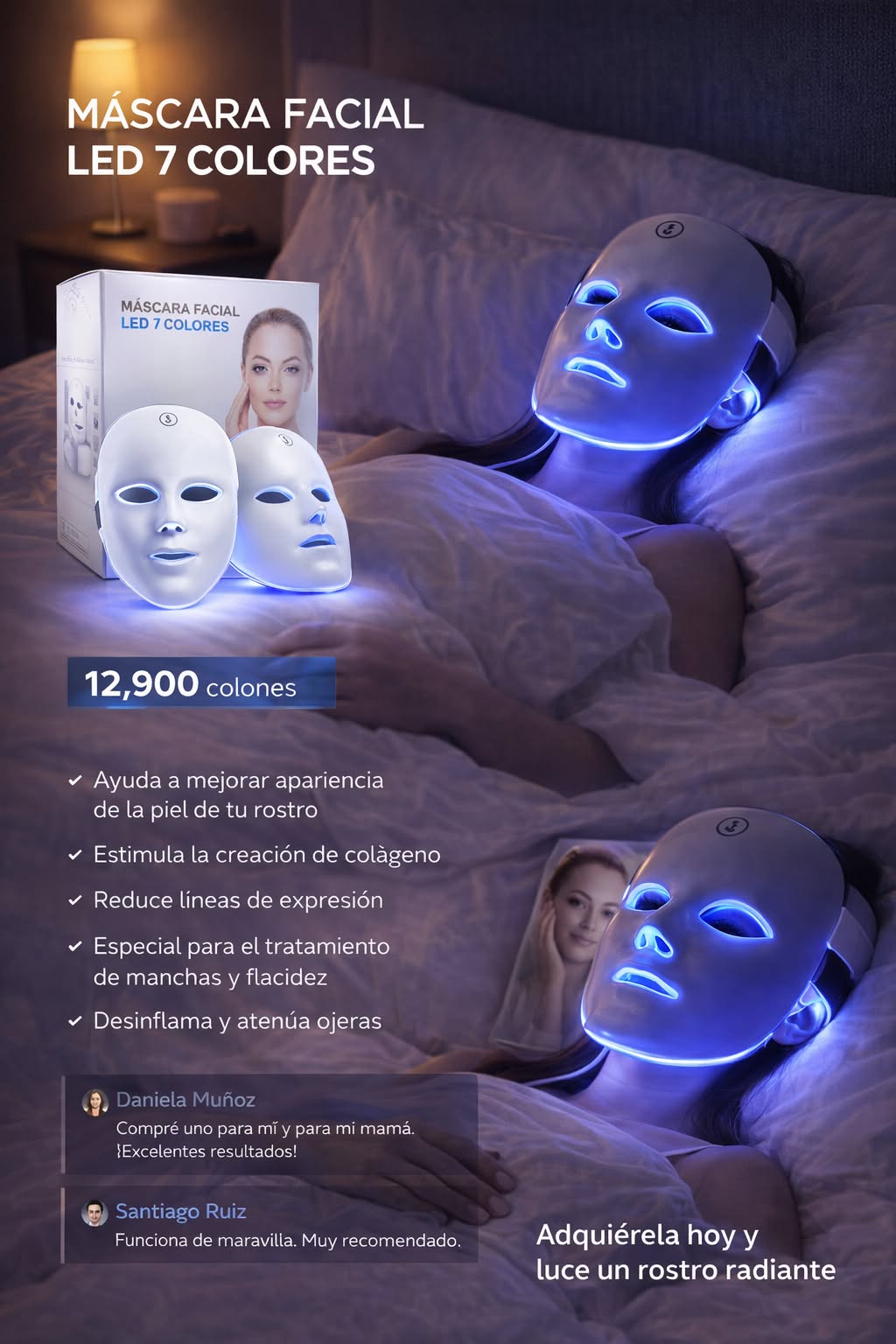 ZUMI MASCARA LED FOTOTERAPIA