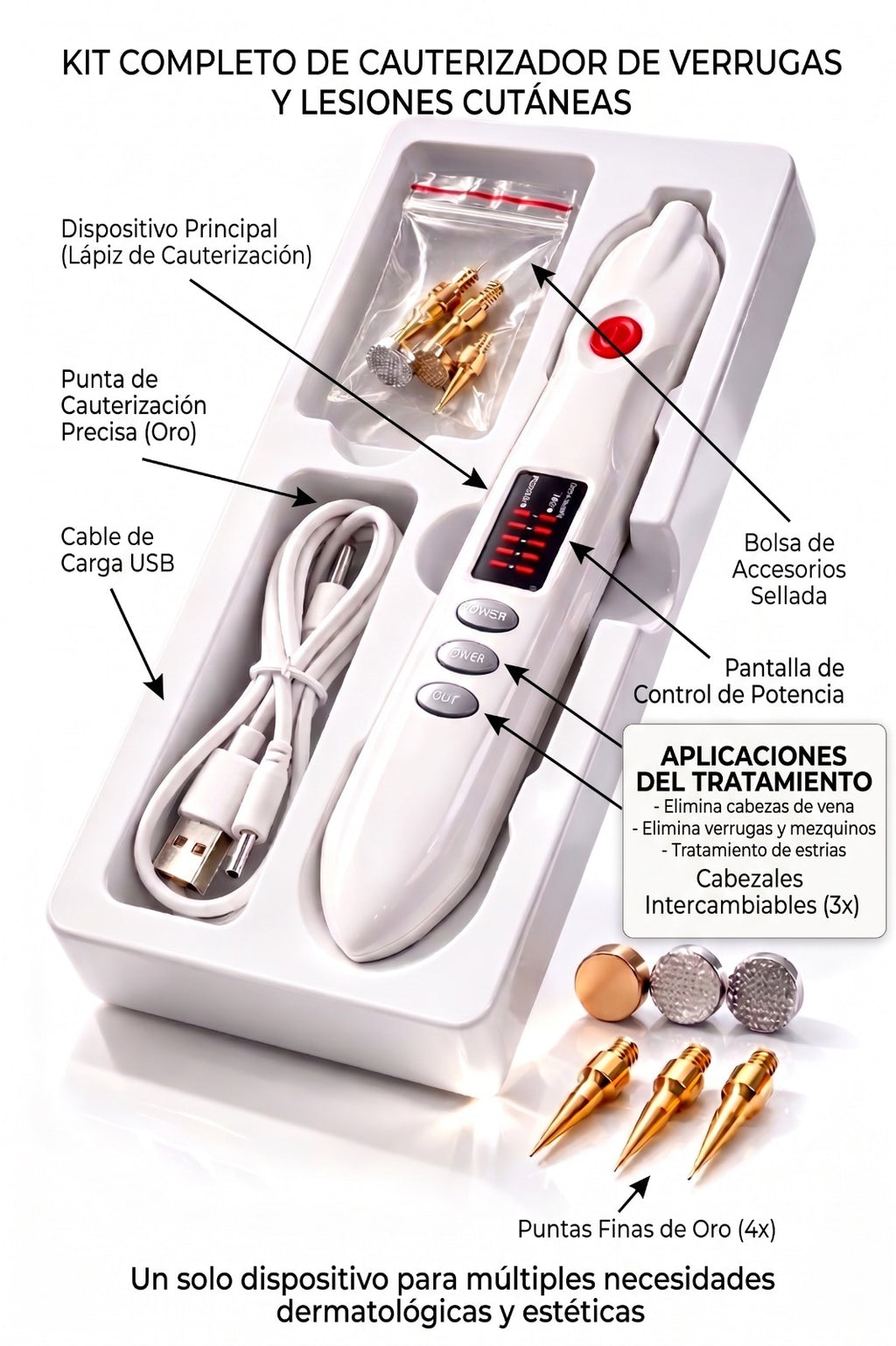 ZUMI PLUMA DE CABONO IONIZADA PARA ELIMINACION IMPERFECCIONES