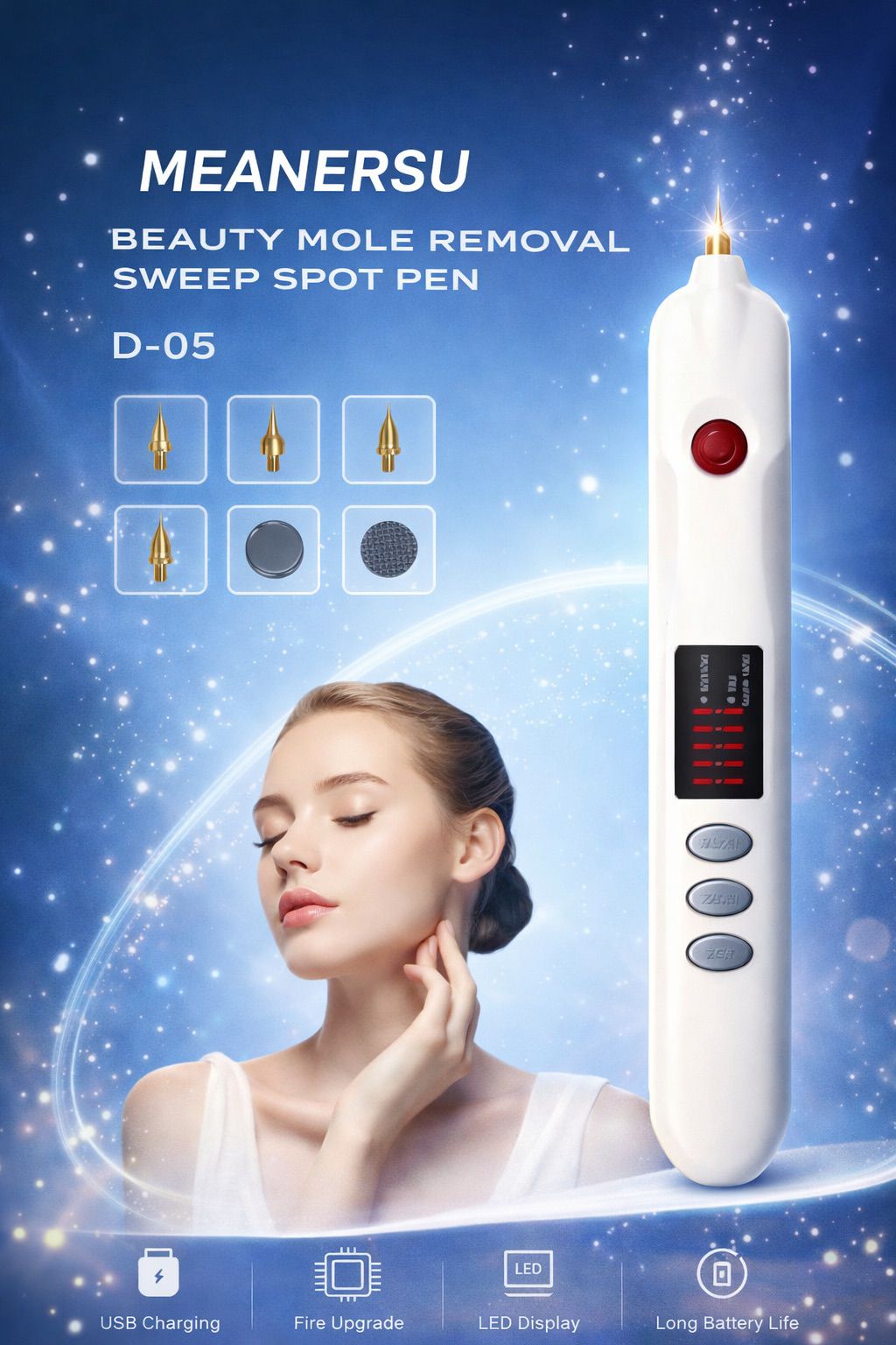 ZUMI PLUMA DE CABONO IONIZADA PARA ELIMINACION IMPERFECCIONES
