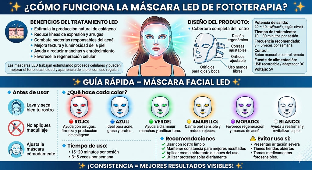 ZUMI MASCARA LED FOTOTERAPIA