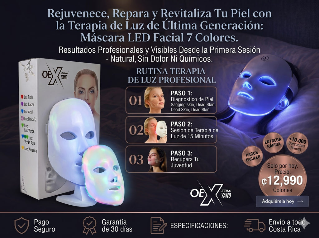 ZUMI MASCARA LED FOTOTERAPIA