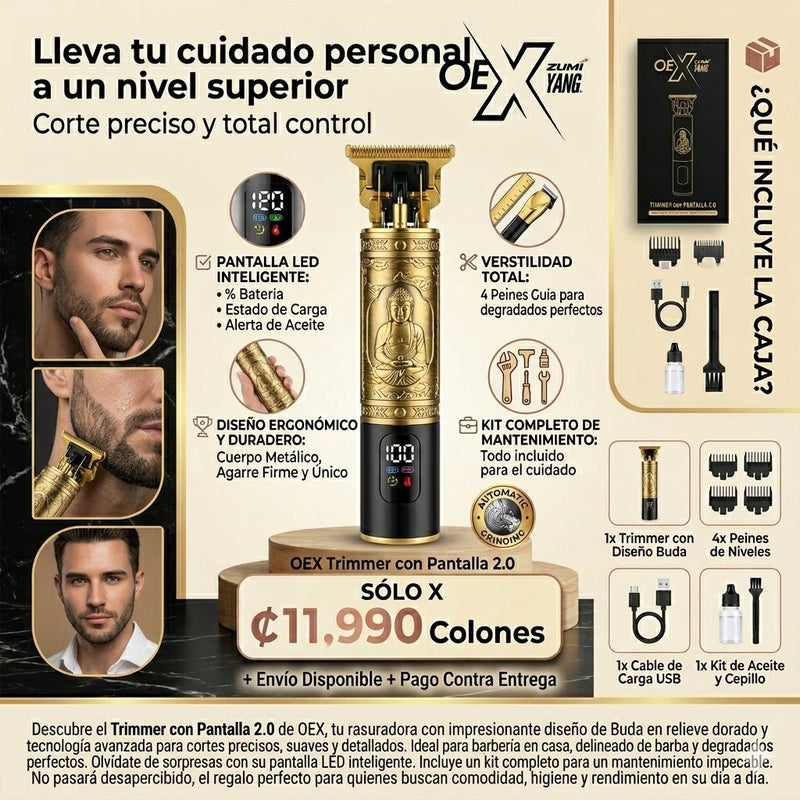 Trimmer con Pantalla 2.0